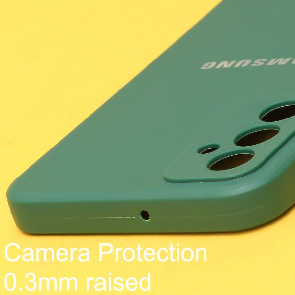 Dark Green Candy Silicone Case for Samsung F23 - The Hatke