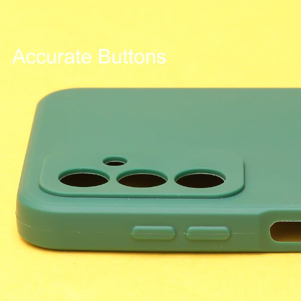 Dark Green Candy Silicone Case for Samsung F23 - The Hatke