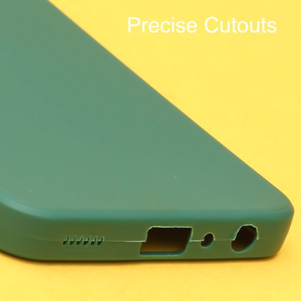 Dark Green Candy Silicone Case for Samsung F23 - The Hatke