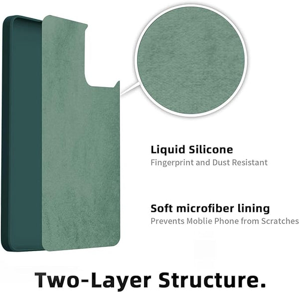 Dark Green Candy Silicone Case for Samsung Galaxy F15 - The Hatke