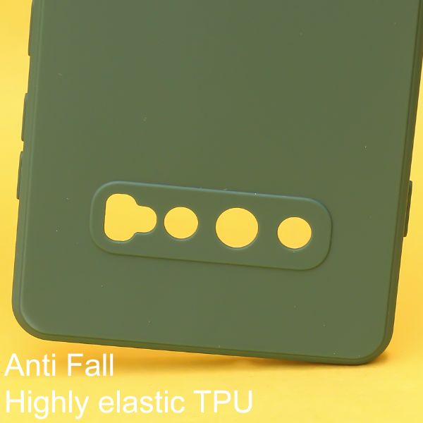 Dark Green Candy Silicone Case for Samsung S10 Plus - The Hatke