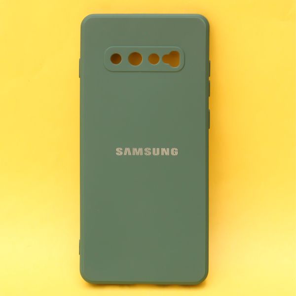 Dark Green Candy Silicone Case for Samsung S10 Plus - The Hatke