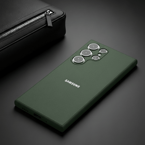 Dark Green Candy Silicone Case for Samsung S22 Ultra - The Hatke