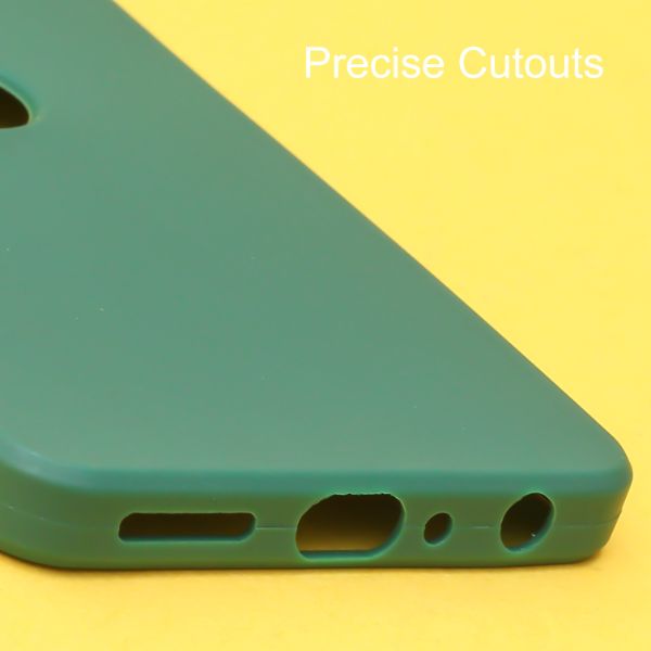 Dark Green Logo Cut Candy Silicone Case for Oneplus Nord CE 3 Lite 5G - The Hatke