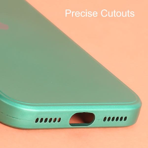 Dark Green Metallic Finish Silicone Case for Apple Iphone X/XS - The Hatke