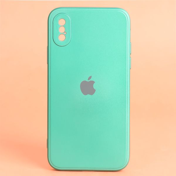 Dark Green Metallic Finish Silicone Case for Apple Iphone X/XS - The Hatke