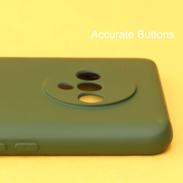 Dark Green Original Camera Silicone case for Oneplus 7T - The Hatke
