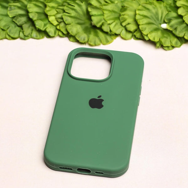 Dark Green Original Silicone case for Apple iphone 12 pro max - The Hatke