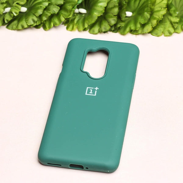 Dark Green Original Silicone case for Oneplus 8 Pro - The Hatke