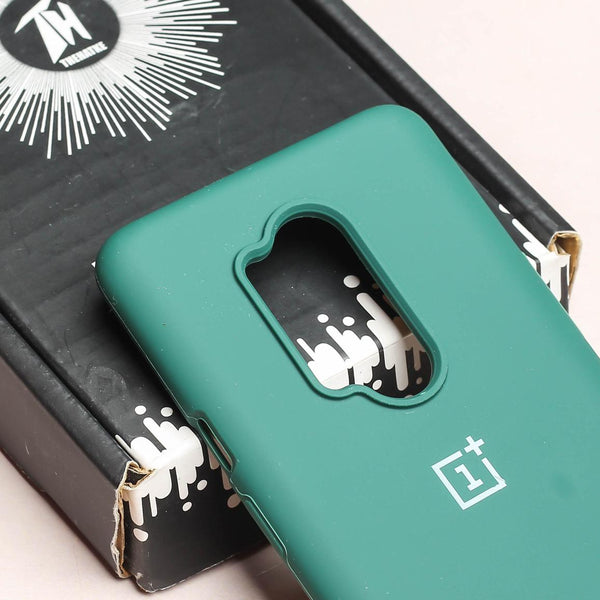 Dark Green Original Silicone case for Oneplus 8 Pro - The Hatke