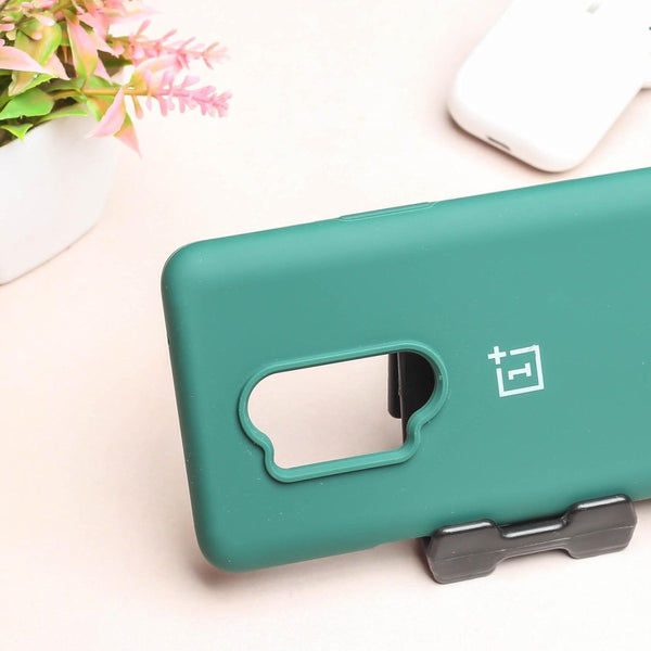 Dark Green Original Silicone case for Oneplus 8 Pro - The Hatke