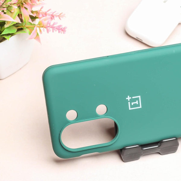Dark Green Original Silicone case for Oneplus Nord 3 - The Hatke