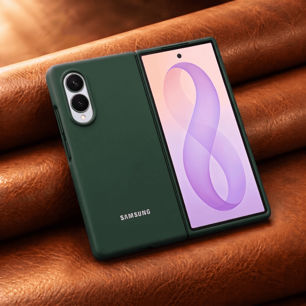 Dark Green Original Silicone case for Samsung Z Fold 8 5G - The Hatke
