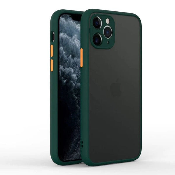Dark Green Smoke Silicone Safe case for Apple iphone 11 pro max - The Hatke