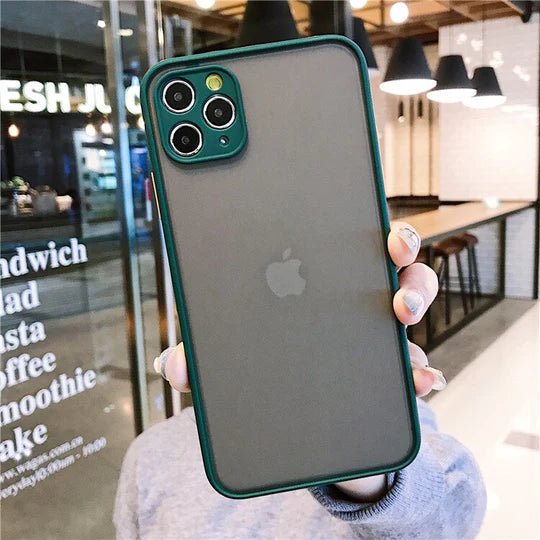 Dark Green Smoke Silicone Safe case for Apple iphone 11 pro max - The Hatke