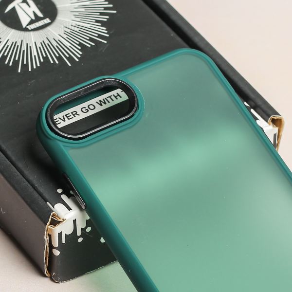 Dark Green Smoke Skin Silicone case for Apple iphone 7 Plus - The Hatke