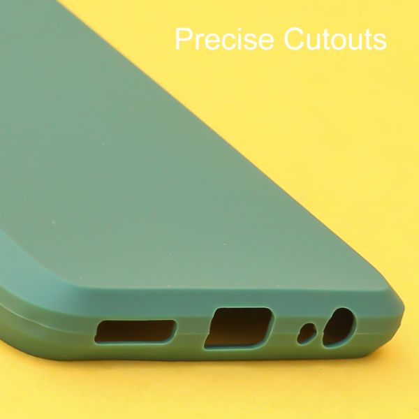 Dark Green Spazy Silicone Case for Infinix Hot 10s - The Hatke
