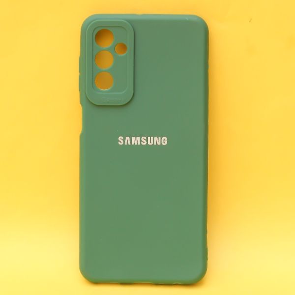Dark Green Spazy Silicone Case for Samsung F23 - The Hatke