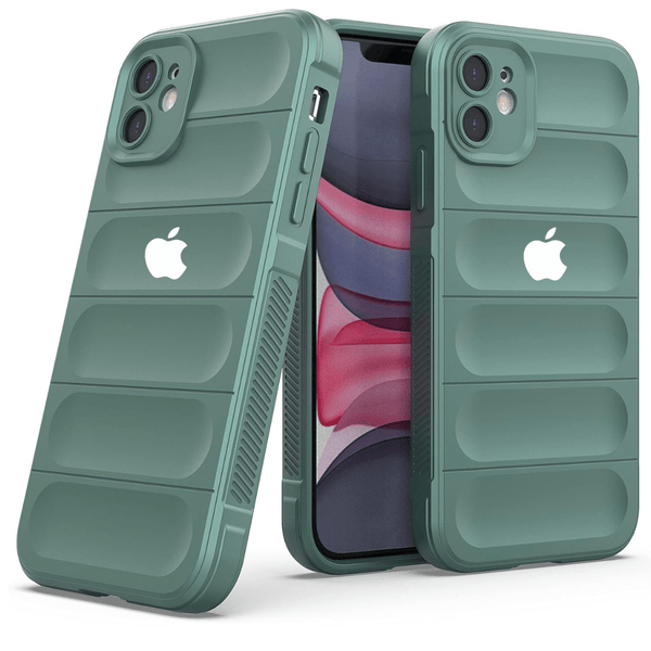 Dark Green Wave Case for Apple Iphone 11 - The Hatke
