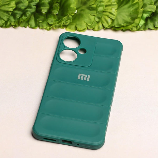 Dark Green Wave Case for Redmi 13C 5g - The Hatke