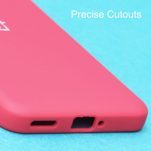 Dark Pink Original Silicone Case for Oneplus Nord 3 - The Hatke