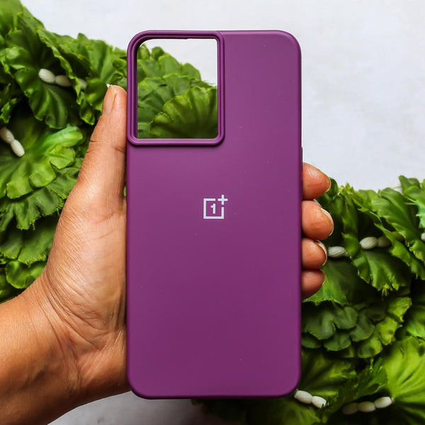 Dark Purple Original Silicone case for Oneplus 10R - The Hatke