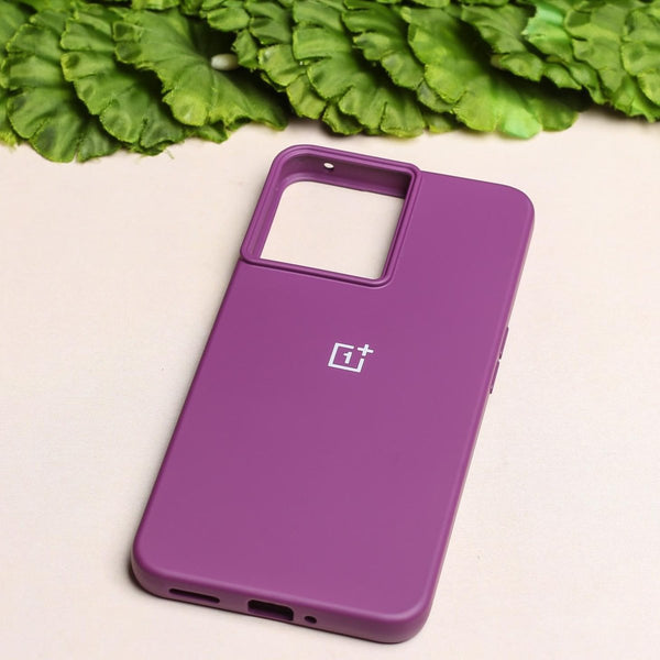 Dark Purple Original Silicone case for Oneplus 10R - The Hatke