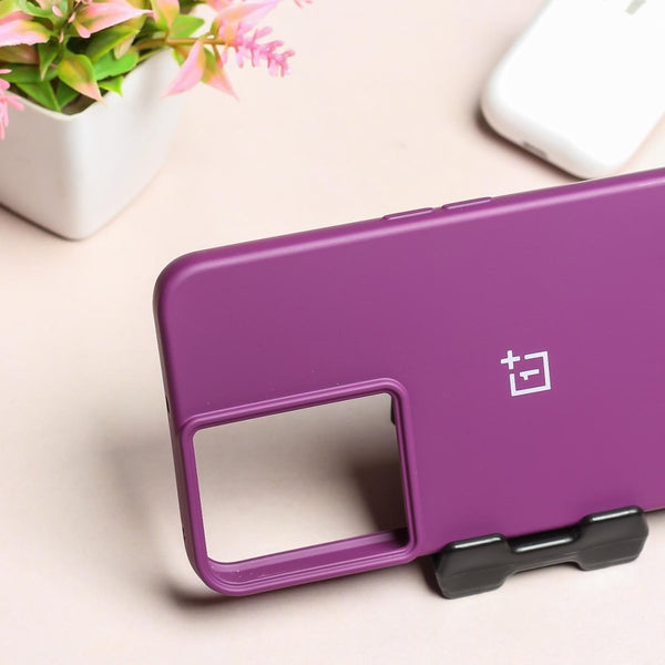 Dark Purple Original Silicone case for Oneplus 10R - The Hatke