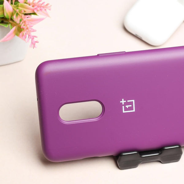 Dark Purple Original Silicone case for Oneplus 7 - The Hatke