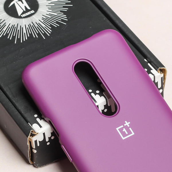 Dark Purple Original Silicone case for Oneplus 7 Pro - The Hatke