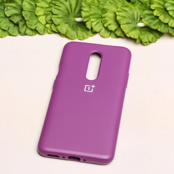 Dark Purple Original Silicone case for Oneplus 7 Pro - The Hatke
