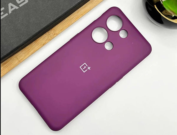Dark Purple Original Silicone case for Oneplus Nord 3 - The Hatke