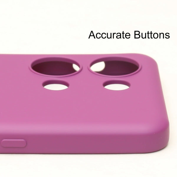 Dark Purple Original Silicone case for Oneplus Nord 3 - The Hatke