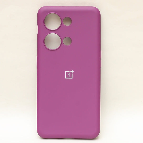 Dark Purple Original Silicone case for Oneplus Nord 3 - The Hatke