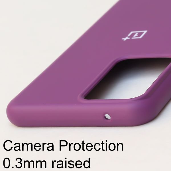 Dark Purple Original Silicone case for Oneplus Nord CE 2 Lite - The Hatke
