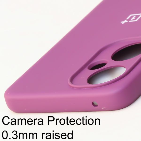 Dark Purple Original Silicone case for Oneplus Nord CE 3 Lite - The Hatke