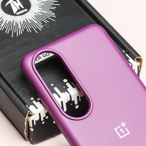 Dark Purple Original Silicone case for Oneplus Nord CE 4 - The Hatke