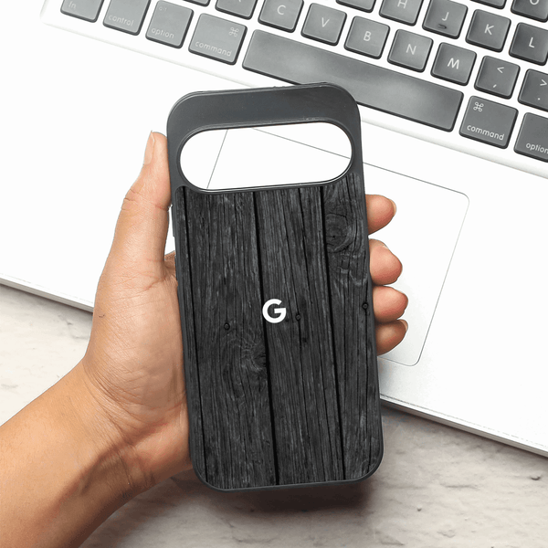 Dark Wood MB Case for Google Pixel 9 Pro - The Hatke