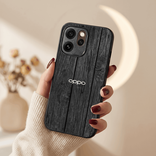 Dark Wood MB Case for Oppo Reno 15 Pro - The Hatke