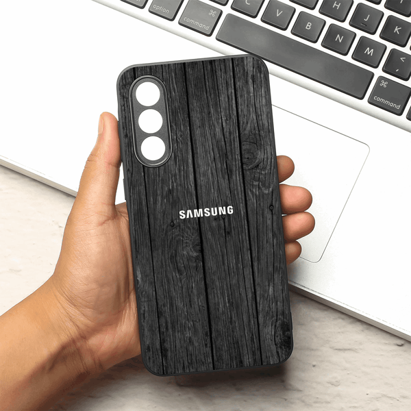 Dark Wood MB Case for Samsung A56 - The Hatke