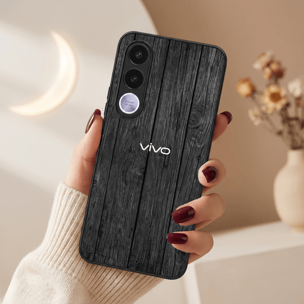 Dark Wood MB Case for Vivo V70 FE - The Hatke