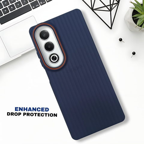 Dark Blue SleekLine Silicone Case for Oppo K12X