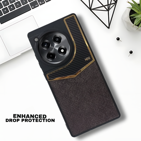 GoldAura Dark Brown Case for Oneplus 12r