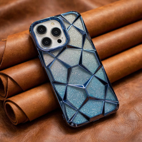 Dazzle Blue Silicone case for Apple iphone 11 Pro Max - The Hatke