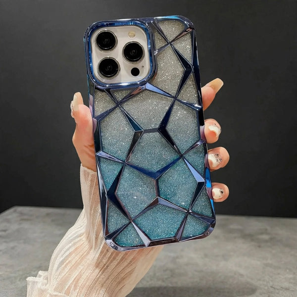 Dazzle Blue Silicone case for Apple iphone 11 Pro Max - The Hatke