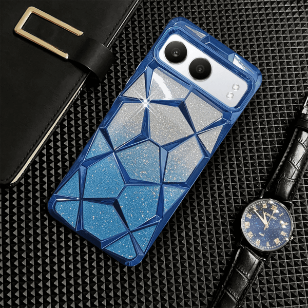 Dazzle Blue Silicone case for Oneplus Nord 4 - The Hatke