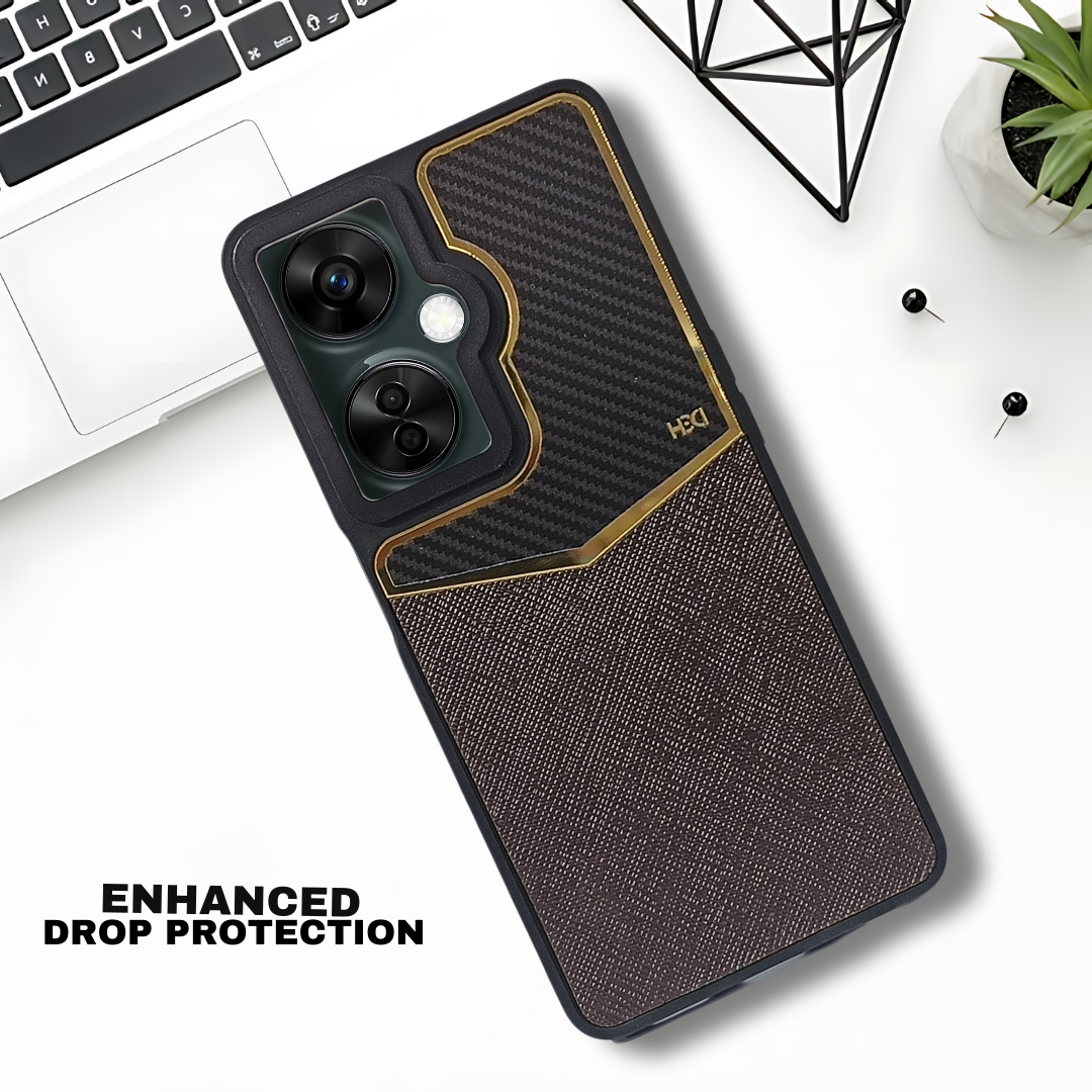 GoldAura Dark Brown Case for Oneplus Nord Ce 3 Lite