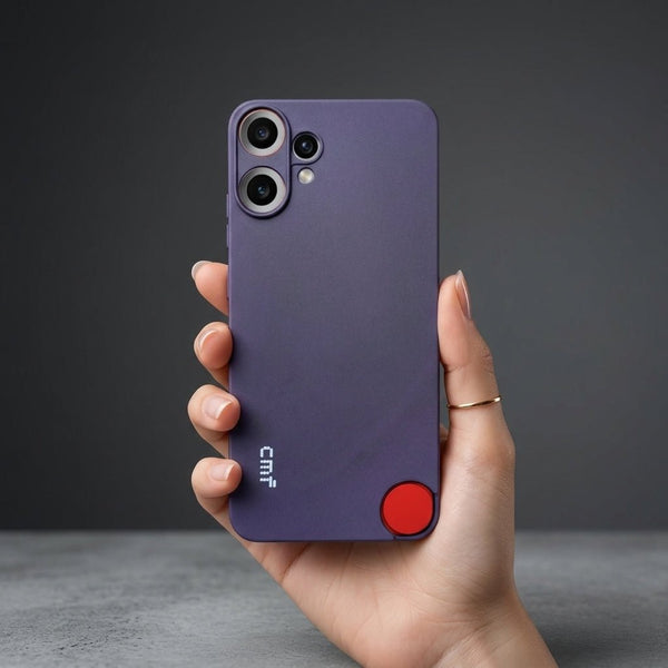Deep Purple Camera Original Silicone case for CMF PHONE 2 Pro - The Hatke