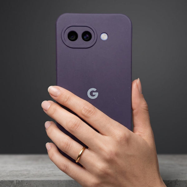 Deep Purple Camera Original Silicone case for Google Pixel 10a - The Hatke