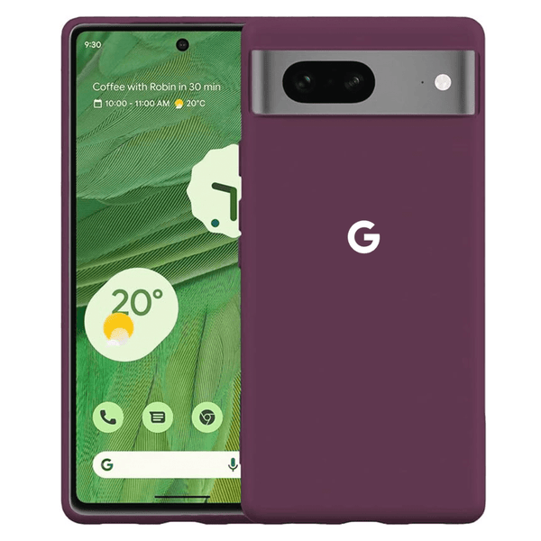 Deep Purple Camera Original Silicone case for Google Pixel 7 Pro - The Hatke